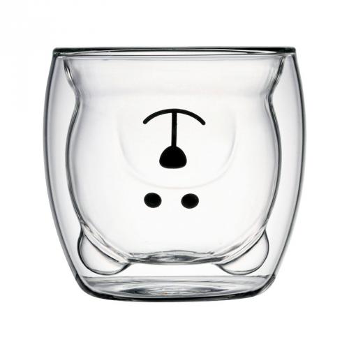 Склянка з подвійними стінками ведмедика