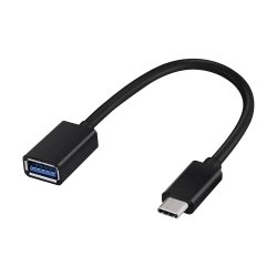 OTG кабель USB 3.1 Type C - USB 3.0 А, 0.2 м (папа-мама)