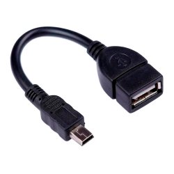 OTG кабель mini USB для підключення зовнішніх пристроїв до телефону