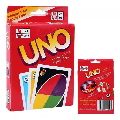 Настільна гра уно (UNO) для дітей і дорослих з 108 карт - фото 1