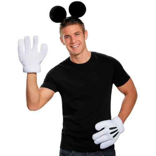 Плюшевые перчатки Микки Мауса для взрослых - фото 1
