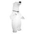 Надувний костюм білий ведмідь
