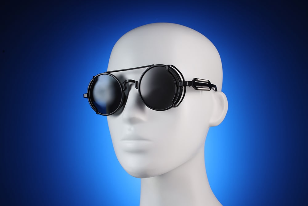 круглые очки солнцезащитные