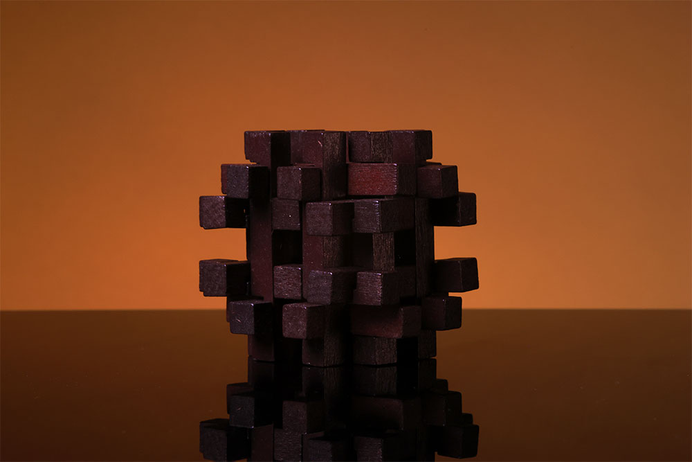 головоломка дерев'яний куб