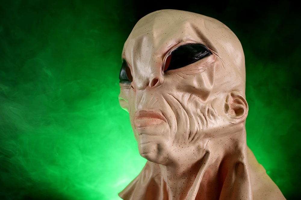 маска на голову инопланетянин