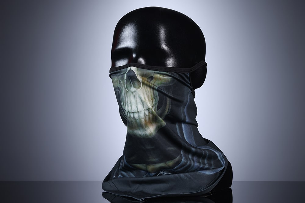 шарф маска для обличчя череп