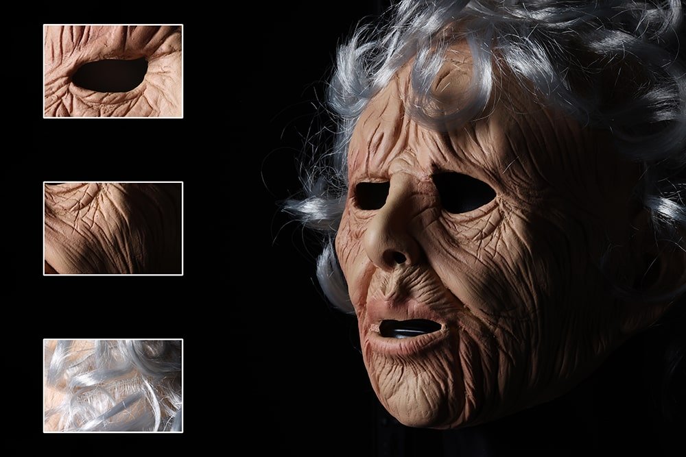 маска пожилой женщины