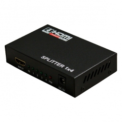 HDMI сплиттер 1x4 - разветвитель цифрового сигнала на 4 устройства