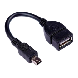 OTG кабель mini USB для подключения внешних устройств к телефону