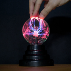 USB плазмова лампа - куля з блискавками
