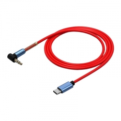 Кабель USB Type-C AUX 3.5 мм для автомагнитолы, колонки (1 м)