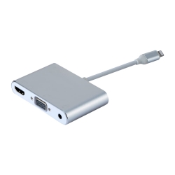 Адаптер Lightning - HDMI VGA Audio 3.5 мм для iPhone, iPad, iPod
