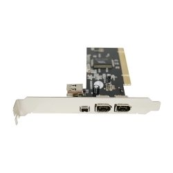 Контроллер PCI IEEE 1394 с кабелем Firewire (чипсет VIA VT6307)