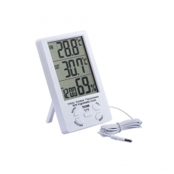 Цифровой термометр гигрометр с выносным датчиком TA298