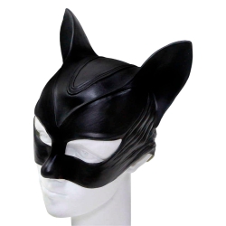 Латексная маска женщины кошки