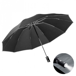 Автоматична парасолька з ліхтариком в ручці