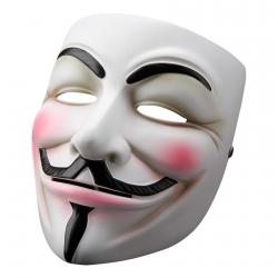 Маска Гая Фокса из смолы (маска хакера анонимуса)
