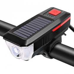 Велосипедный фонарь с солнечной батареей