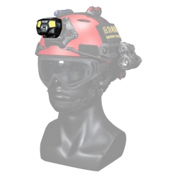 Светодиодный аккумуляторный фонарь для шлема