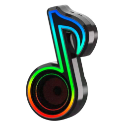Колонка с RGB подсветкой в форме ноты