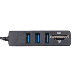 Розгалужувач USB 2.0 на 5 портів (3 USB, SD, TF)