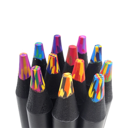 Радужные разноцветные карандаши (набор из 12 цветов)