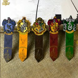 Закладки по Гарри Поттеру с гербами