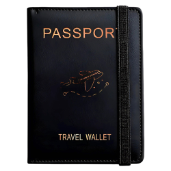 Обкладинка на паспорт з відділами для карток і захистом RFID
