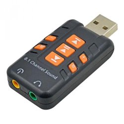 USB внешняя звуковая карта 8.1 Tishric