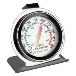 Термометр для духовки, печі, металевий з гачком