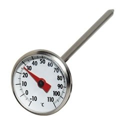 Механический термометр для измерения температуры воды, молока со щупом до 100 градусов