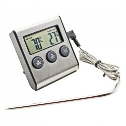 Термометр для м'яса з виносним щупом і таймером