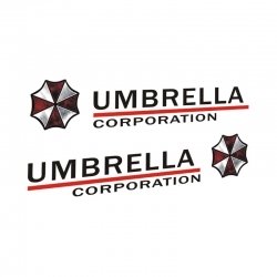 Наклейка на авто корпорація Амбрелла (umbrella corporation)