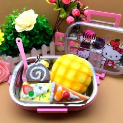 Ланч бокс Hello Kitty - дитячий контейнер для ланчу