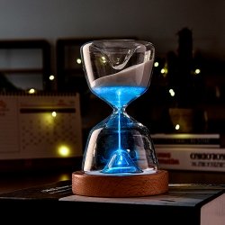 Светящиеся песочные часы с пультом ДУ на 15 минут