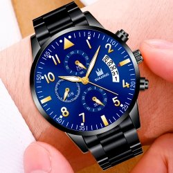 Часы мужские кварцевые с стальным браслетом