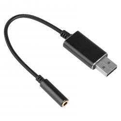 Комбінований звуковий USB адаптер на 3.5 мм