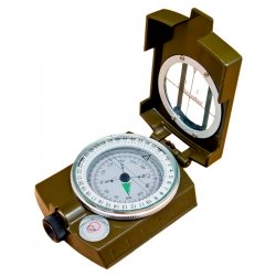 Тактичний компас із візиром для орієнтування на місцевості