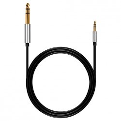 Аудіо кабель jack 3.5 - 6.35 мм для музичного обладнання