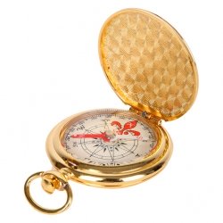 Компас з кришкою у вигляді кишенькового годинника