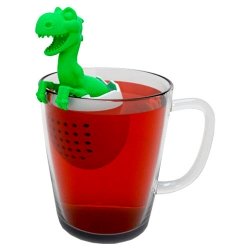 Ситечко для чаю з підставкою у вигляді динозавра