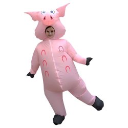 Надувний костюм Свиня
