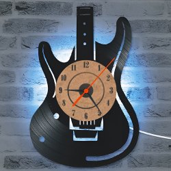 Настенные часы Гитара с подсветкой